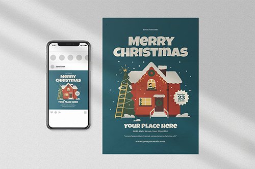 Merry Christmas Flyer Pack