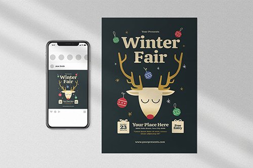 Winter Fair Flyer Set
