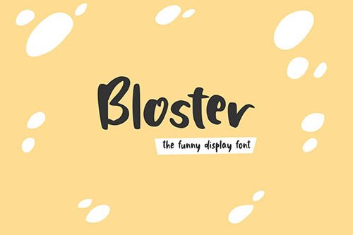 Bloster - The Funny Display Font