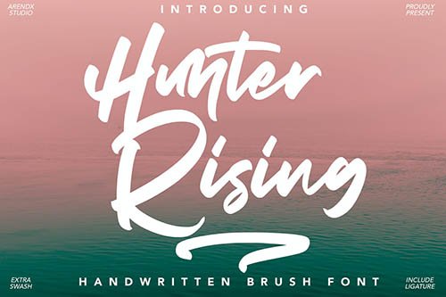 Hunter Rising - Brush Font