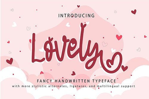 Lovely | Fancy Handwritten Typeface