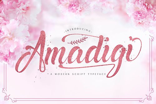 Amadigi - Modern Script Font