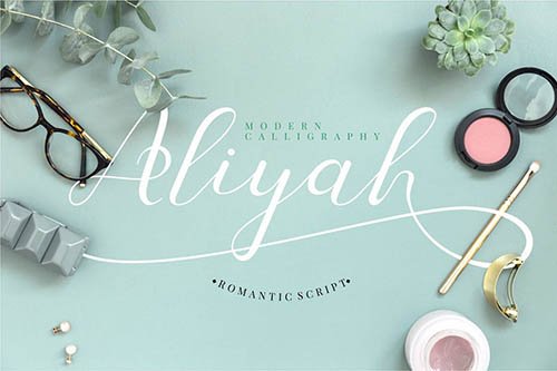 Aliyah - Romantic Script