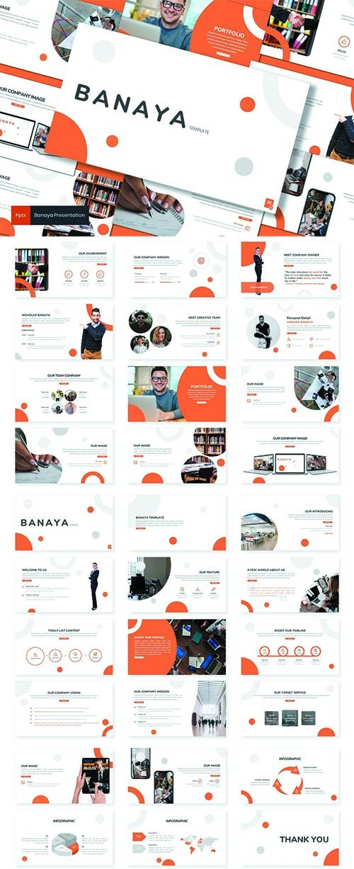 Banaya - Business Powerpoint, Keynote and Google Slides Template