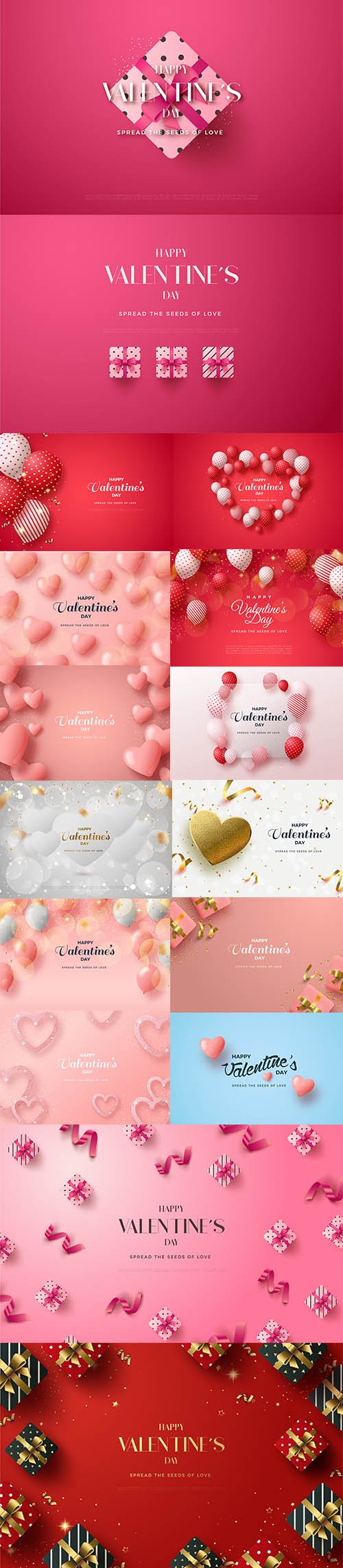 Valentines day background with love line pink glitter