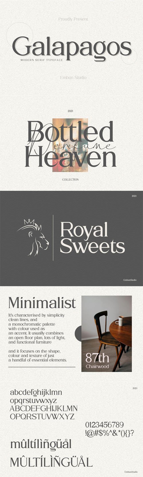 Galapagos - Modern Serif Typeface
