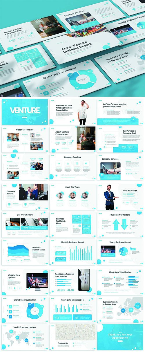 Venture - Business Powerpoint Template