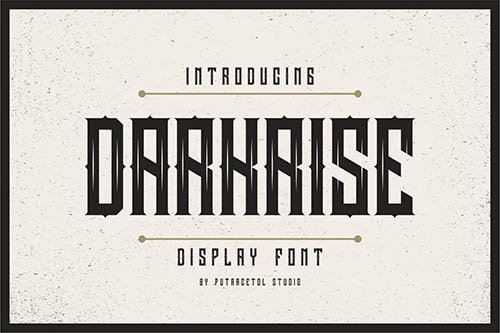 Darkrise - Classic Font