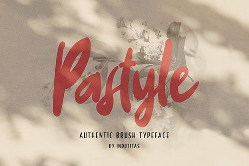 PASTYLE - Authentic Brush Typeface