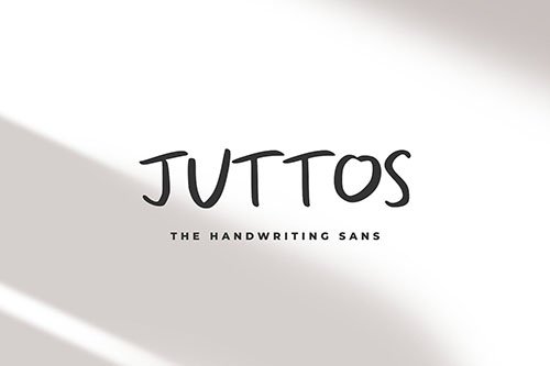 Juttos - The Handwriting Sans