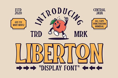 Liberton Display Font