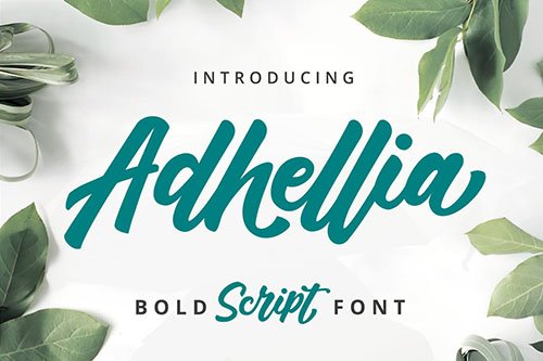 Adhellia Script Font