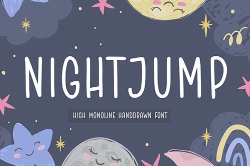 Nightjump Handwriting Font YH