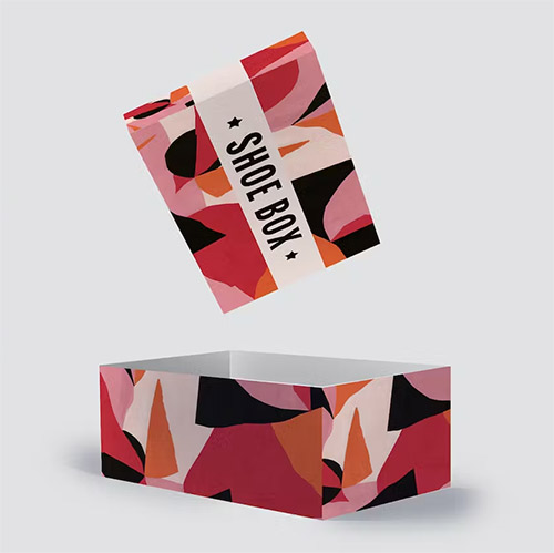 Shoe Box Mockup Template