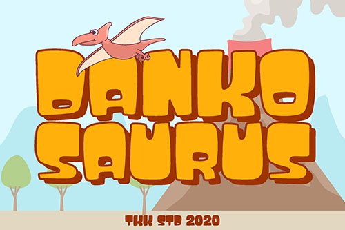 Dankosaurus - Kids Gaming Font