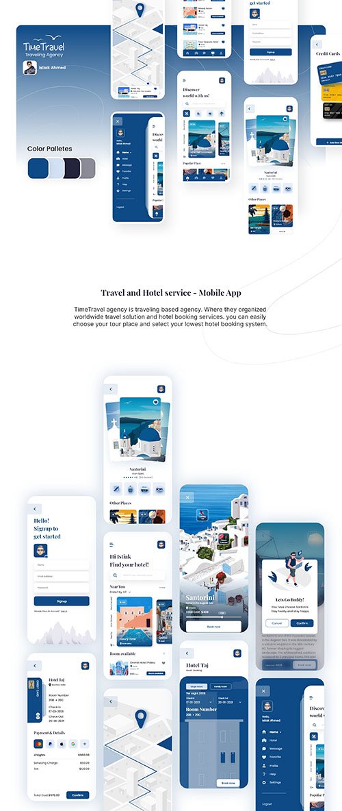 Travel and Hotel service - Mobile App