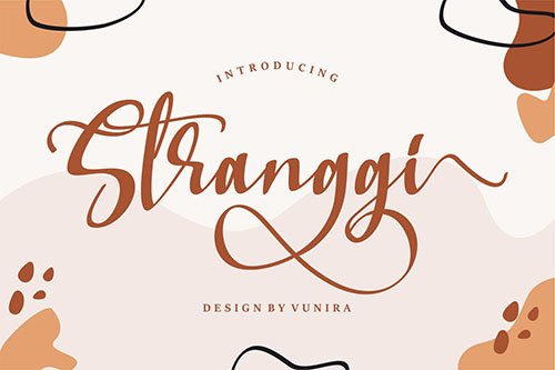 Stranggi | A Stylish Handwritten Font