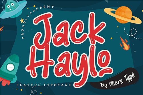 Jack Haylo Playful Typeface