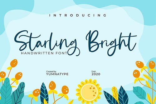 Starling Bright-Elegant Handwritten Font