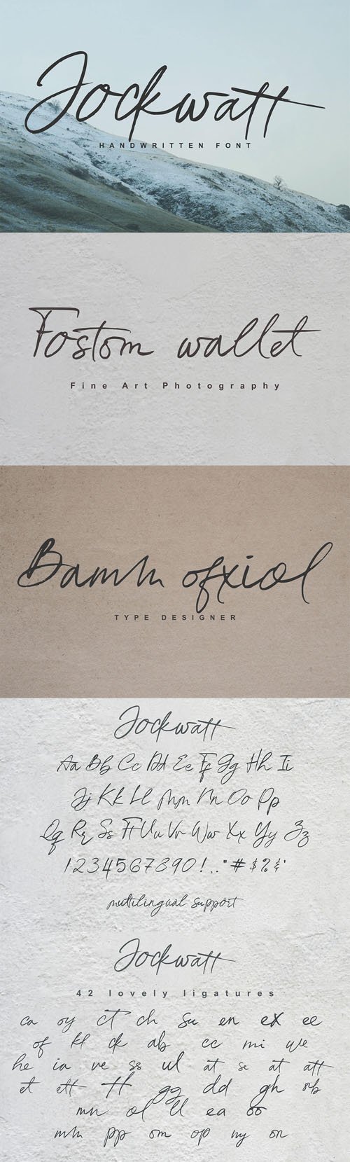 Jockwatt Handwritten Font