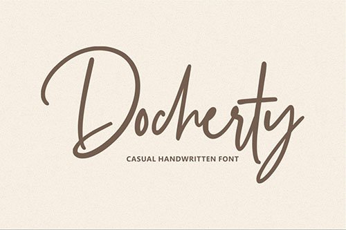 Docherty - Casual Handwritten