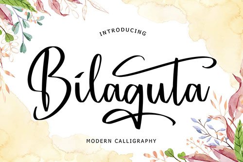 Bilaguta Modern Calligraphy
