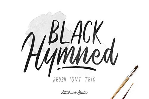 Black Hymned - Font Trio