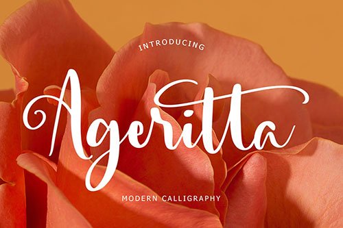 Ageritta Modern Calligraphy