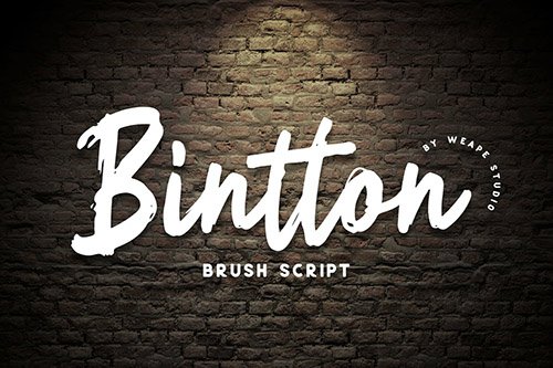 BIntton - Brush Script