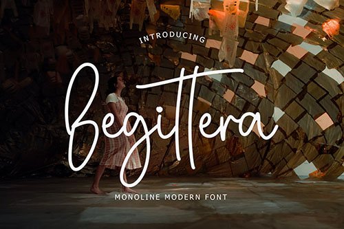 Begittera Monoline Modern Font