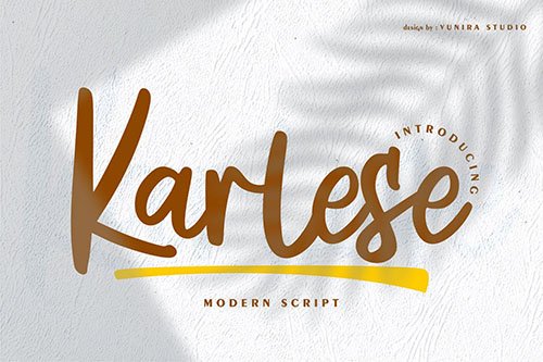 Karlese | Modern Script