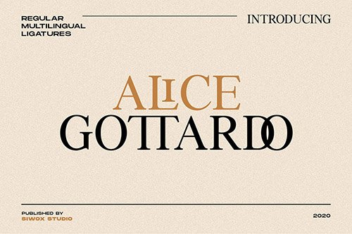 Alice Gottardo / Ligatures Fonts