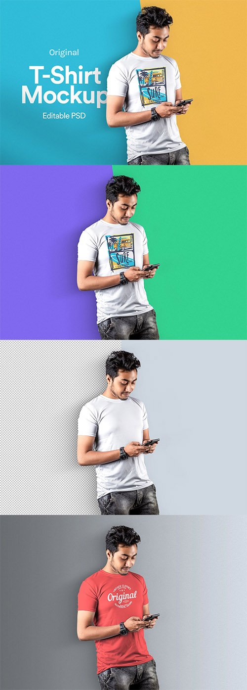 T-Shirt Mockup Vol 18