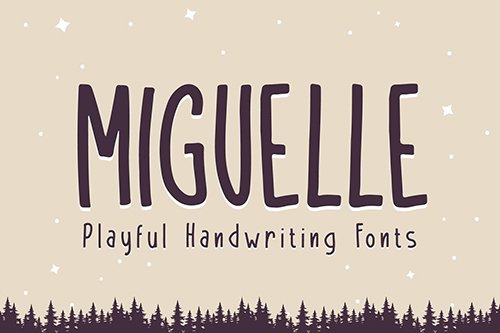 Miguelle - Playful Handwriting Fonts