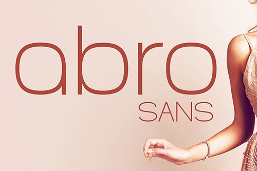 Abro Sans - Editorial Sans Serif Font Thin to Bold