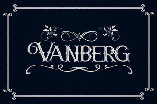 Vanberg Blackletter Font