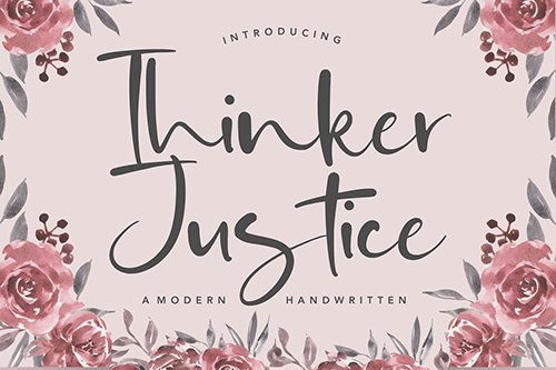Thinker Justice Font YH