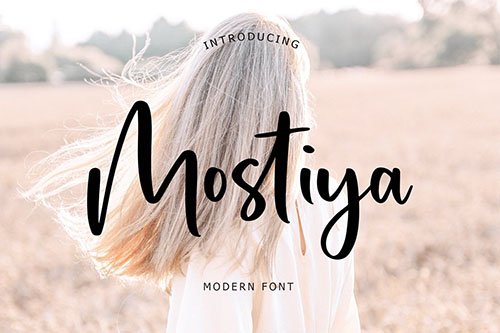 Mostiya Modern Font