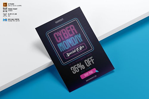Cyber Monday Flyer Template Vol. 02