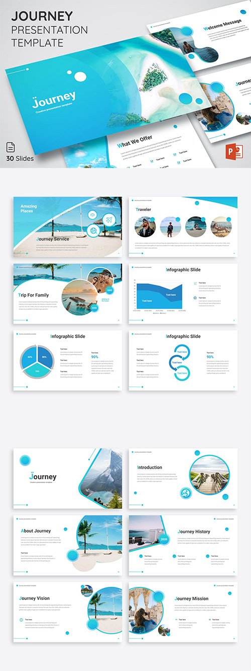 Journey - Powerpoint, Keynote and Google Slides Template