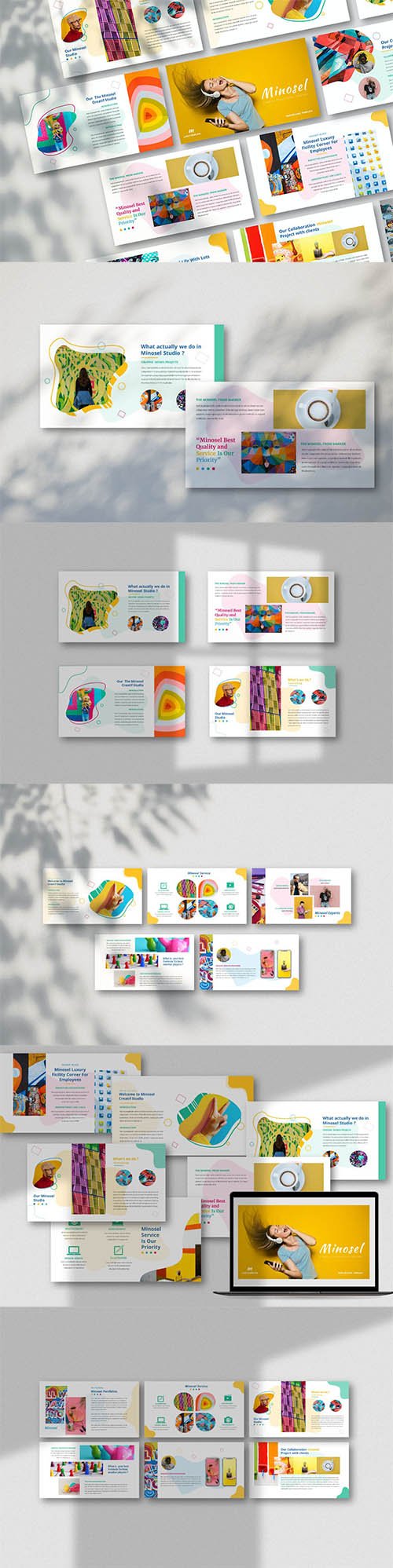 Minosel Powerpoint, Keynote and Google Slides Template