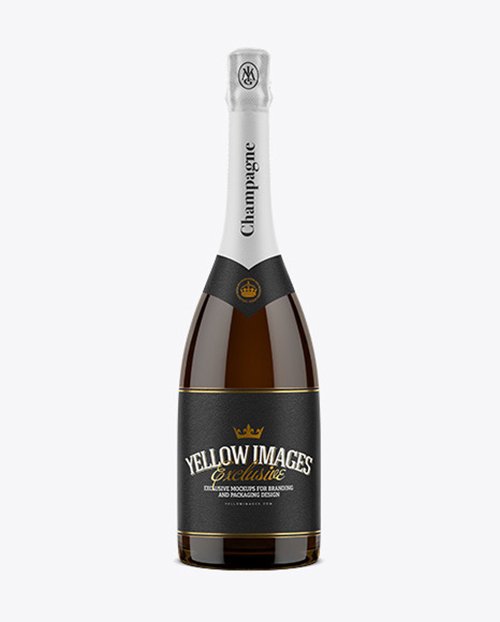 Champagne Bottle Mockup 51425