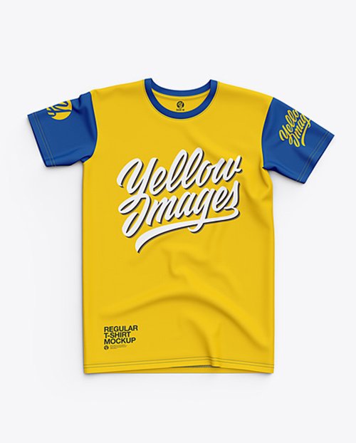 Men's Classic Regular T-Shirt - Top View 30237