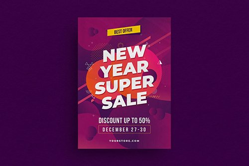 New Year's Sale Flyer
