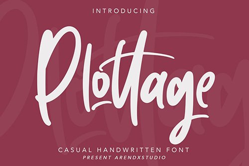 Pottage - Handwritten Font
