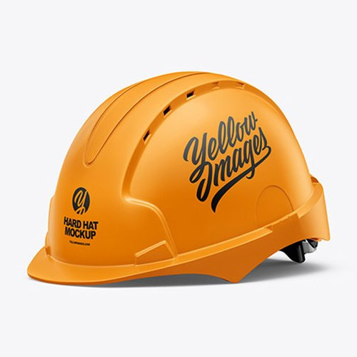 Matte Hard Hat Mockup 50283