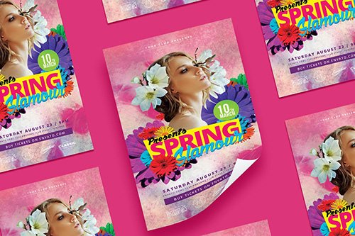Sping Glamour Party Flyer