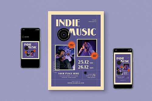 Indie Music Flyer Pack