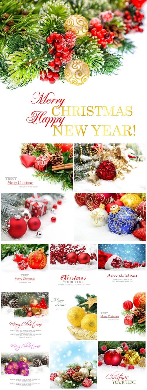 New Year and Christmas stock photos №6