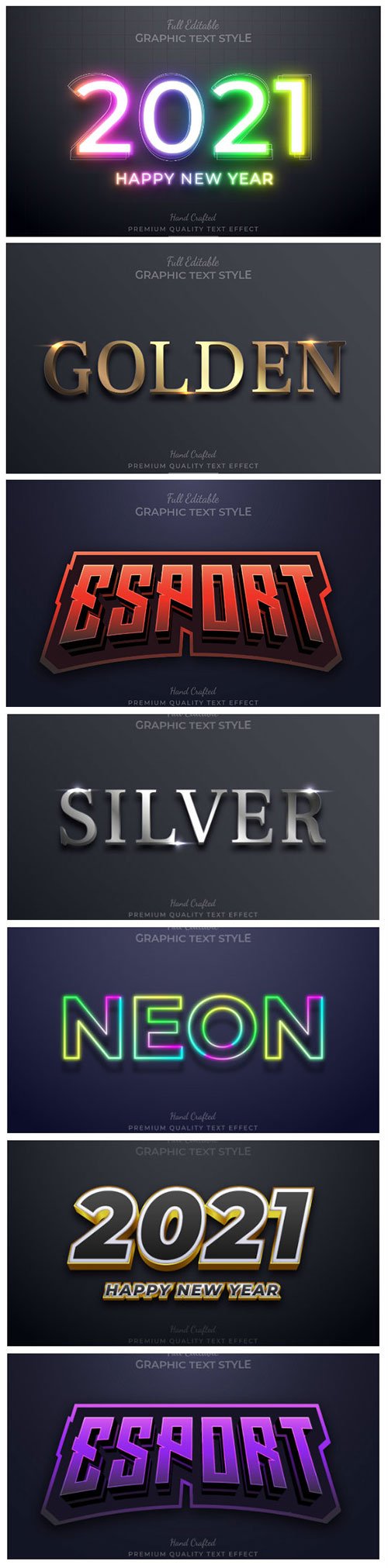 3d editable text style effect vector vol 155